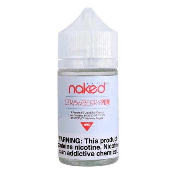 Strawberry POM (Brain Freeze) by Naked 100 Menthol 60ml - Black Coral